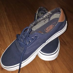 Brand new Navy Blue Vans sneakers